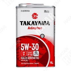 TAKAYAMA 5w30 adaptec масло моторное gf-6a/sp синтетика 1л