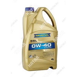 RAVENOL 0w40 ssl моторное масло синтетика sn/cf a3/b4 4л