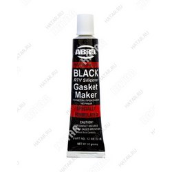 ABRO Герметик прокладок black gasket maker черный 32г