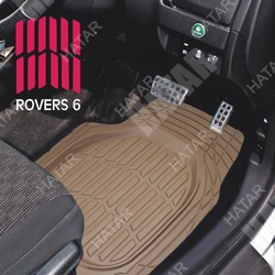 CARFORT rovers 6 коврики а/м термопласт, ванночка, к-т 4шт. beige