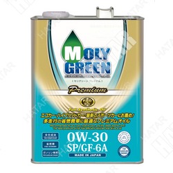 MOLY GREEN 0w-30 premium cинтетическое моторное масло sp/gf-6a/cf 4л