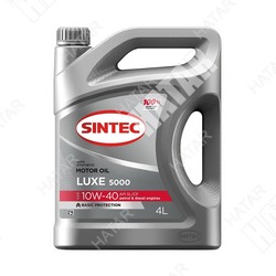 SINTEC 10w40 luxe 5000 масло моторное, полусинтетика,sl/cf 4л
