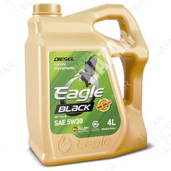 EAGLE 5w30 black diesel hd масло моторное semi-synthetic api cg-4 4л