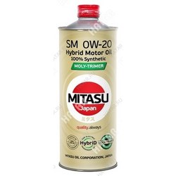 MITASU 0w20 hybrid moly-trimer моторное масло синтетика бензин sm/gf-4 1л