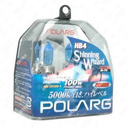 POLARG Лампы hb4 12v 55w => 100w 5000k p22d t12 2шт. в блистере