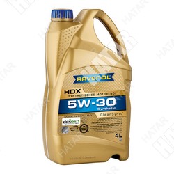 RAVENOL 5w30 hdx моторное масло синтетика sprc/gf-6a 4л