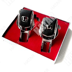 SY Заглушка ремня безопасности honda черная к-т 2шт