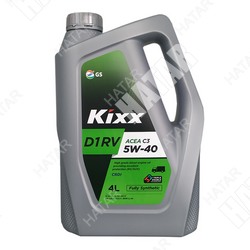 KIXX 5w40 d1/gx9 rv масло моторное синтетическое дизель c3/sn/cf, 4л пластик