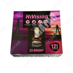 HIVISION Hivision z3 bright лампа светодиодная h4 6000k/11000lm 50w 12v 2шт