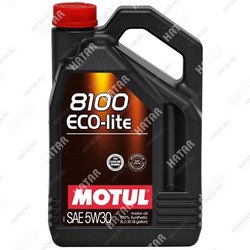MOTUL 5w30 8100 eco-lite моторное масло синтетика sp-rc/sn+/gf-6a/gf-5 dexos1 4л