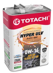 TOTACHI 0w16 hyper ulvl масло моторное,синтетика, sp/gf-6b, 4л
