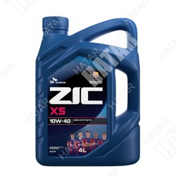 ZIC X5 10w-40 моторное масло полусинтетика sp/sn/sm 4л