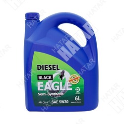 EAGLE 5w30 black diesel hd масло моторное semi-synthetic api cg-4 6л