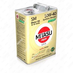MITASU 10w40 mitasu moly-trimer моторное масло п/синтетическое бензин sm 4л
