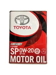 TOYOTA Масло моторное синтетическое toyota sp 0w20 gf-6a ,4л