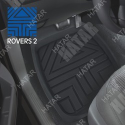 CARFORT rovers 2 коврики а/м термопласт, к-т 4шт. black
