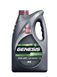 ЛУКОЙЛ 0w20 genesis armortech jp масло моторное,синтетика, sn+rc/gf-5 4л