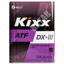 KIXX Atf dx-iii жидкость трансмиссионная синтетика аналог dexron-iii 4л металл