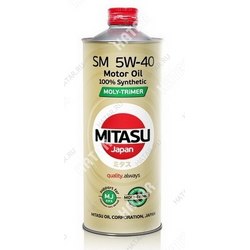 MITASU 5w40 moly-trimer моторное масло синтетика бензин sm/gf-4 1л