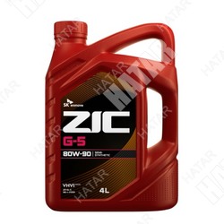 ZIC 80w90 g-5 масло трансмиссионное синтетика gl-5, 4л