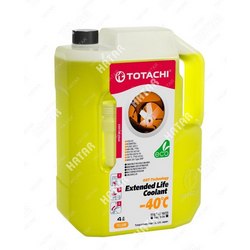TOTACHI Extended life coolant -40°c антифриз желтый карбоксилатный 4л