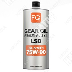 FQ 75w90 gear lsd fully synthetic масло трансмиссионное gl-5/mt-1 1л