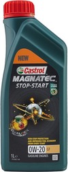 CASTROL 0w20 magnatec dualock stop-start gf масло моторное синтетика sn/gf5 1л