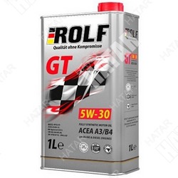 ROLF 5w30 gt масло моторное, синтетика, a3/b4, sl/cf 1л металл