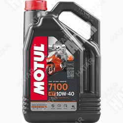 MOTUL 7100 4t 10w40 моторное масло для 4-х тактных мотоциклов синтетика sg/sh/sj/sl/sm 4л