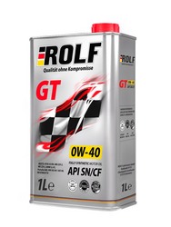 ROLF 0w40 gt масло моторное, синтетика, sn/cf, a3/b4 1л
