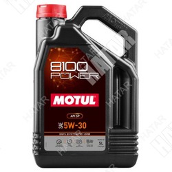 MOTUL 5w30 8100 power моторное масло синтетика api/sp 5л