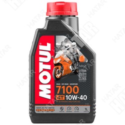MOTUL 7100 4t 10w40 моторное масло для 4-х тактных мотоциклов синтетика sg/sh/sj/sl/sm 1л