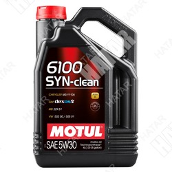 MOTUL 5w30 6100 syn-clean моторное масло синтетика sn, c3 4л
