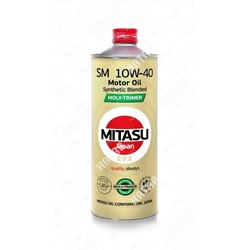 MITASU 10w40 mitasu moly-trimer моторное масло п/синтетическое бензин sm 1л