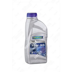 RAVENOL 75w90 tgo трансмиссионное масло полусинтетика gl-5 1л