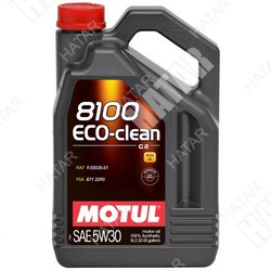 MOTUL 5w30 8100 eco-clean моторное масло синтетика api sn/c5 5л
