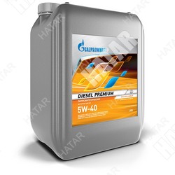 GAZPROMNEFT 5w-40 diesel premium масло моторное полусинтетика api ci-4/sl, acea e7, аз/в4 20л