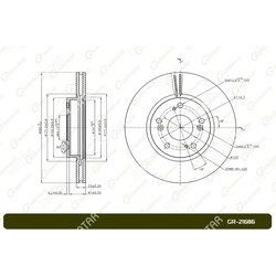 G-BRAKE Диск тормозной g-brake