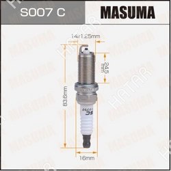 MASUMA Свеча зажигания masuma lfr5a-11 6376