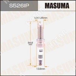 MASUMA Свеча зажигания masuma iridium+platinum ilzkar7e11s