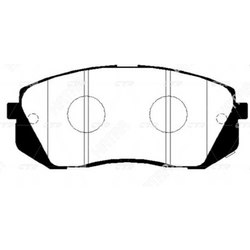 CTR Ckkk-41 колодки тормозные дисковые перед