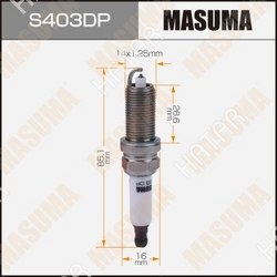 MASUMA Свеча зажигания masuma double platinum plzfr6a-11s