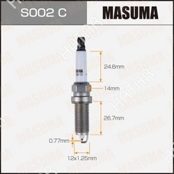 MASUMA Свеча зажигания masuma nickel lzkar7a 6799