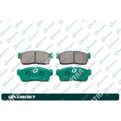 G-BRAKE Тормозные колодки, комплект