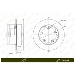 G-BRAKE Диск тормозной g-brake