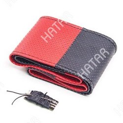 CARFORT Оплетка carfort handmade, кожа, черно-красная, м 1/120