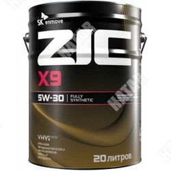 ZIC Zic x9 5w30 sp acea a3/b3, a3/b4 20л универсальное, полностью синт.