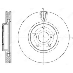 G-BRAKE Диск тормозной вентилируемый g-brake правый