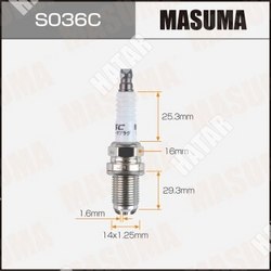 MASUMA Свеча зажигания masuma nickel bkr6ekub 3584