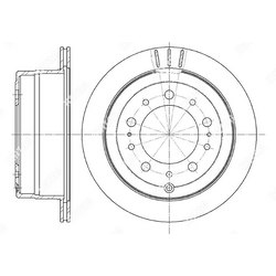 G-BRAKE Диск тормозной вентилируемый g-brake